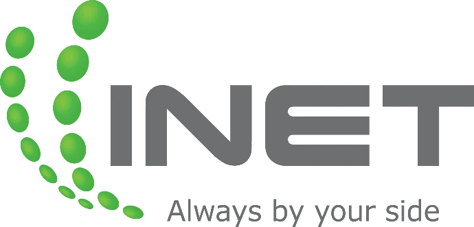 โลโก้ INET (Internet Thailand) พันธมิตร Data Center และ Cloud มาตรฐานระดับประเทศไทย
